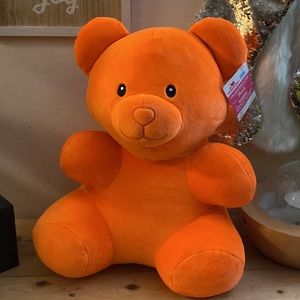 Valentine’s Day Orange Gummy Bear Plush 16” by Way To Celebrate new discontinued